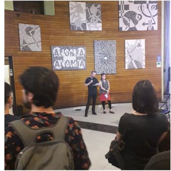 Inauguración de la exposición el 26 de noviembre
